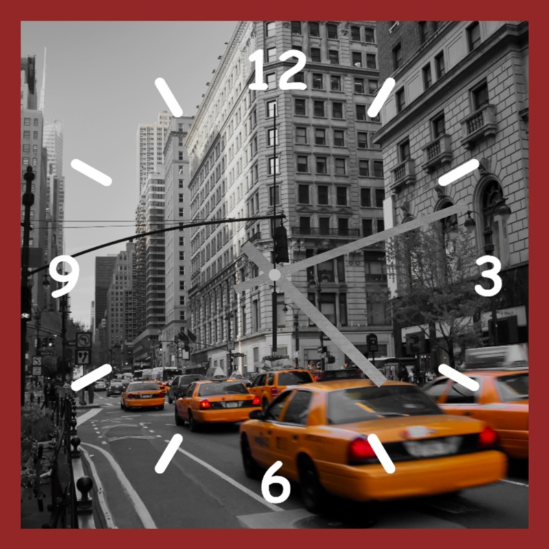 Leinwanduhr Motiv 01