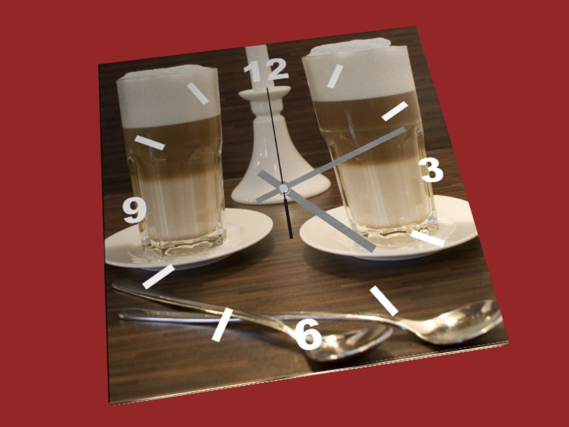 Leinwanduhr Motiv 02