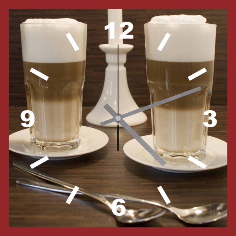 Leinwanduhr Motiv 02