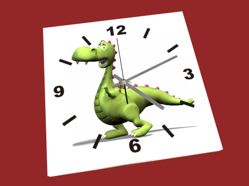 Leinwanduhr Motiv 03