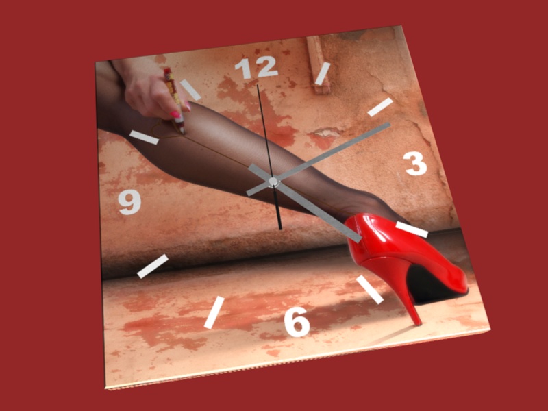 Leinwanduhr Motiv 07