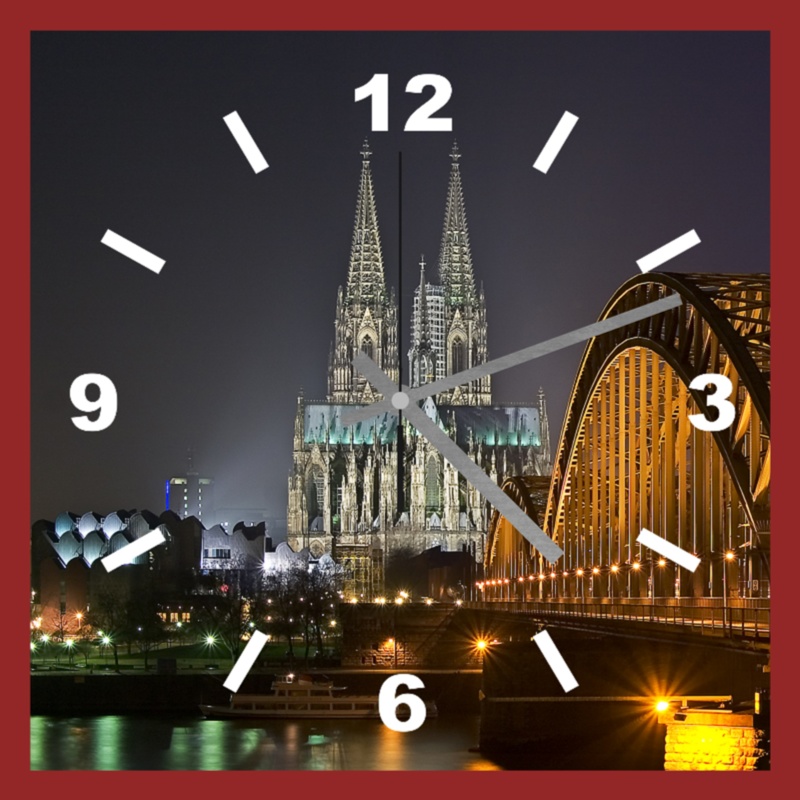 Leinwanduhr Motiv 08