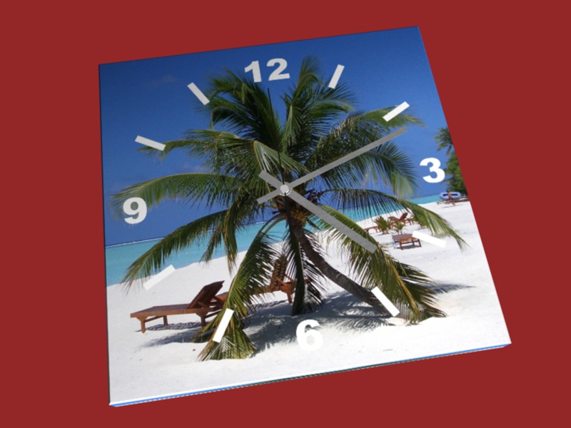 Leinwanduhr Motiv 14