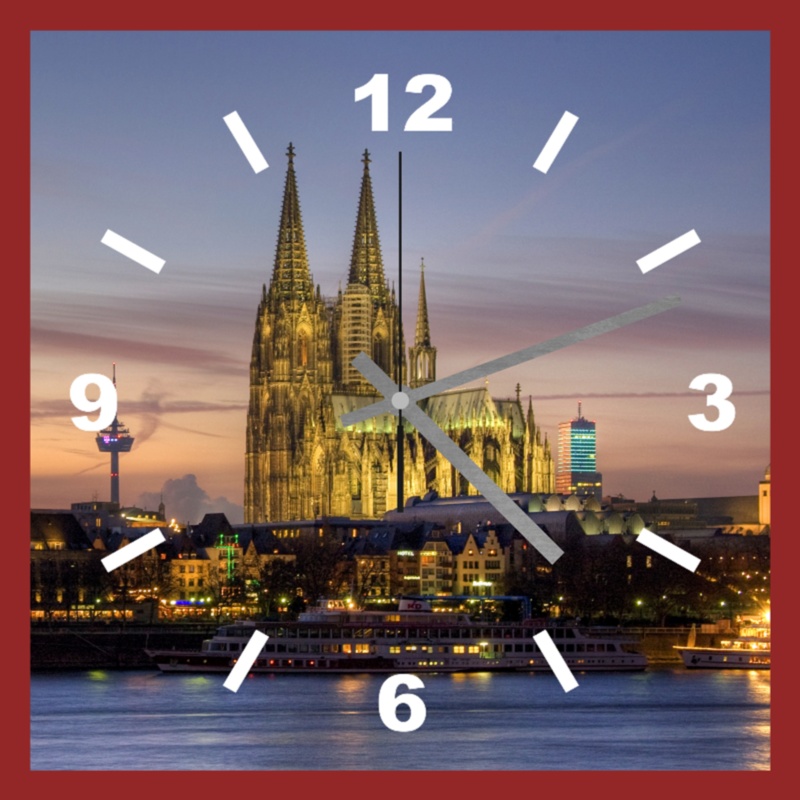 Leinwanduhr Motiv 18