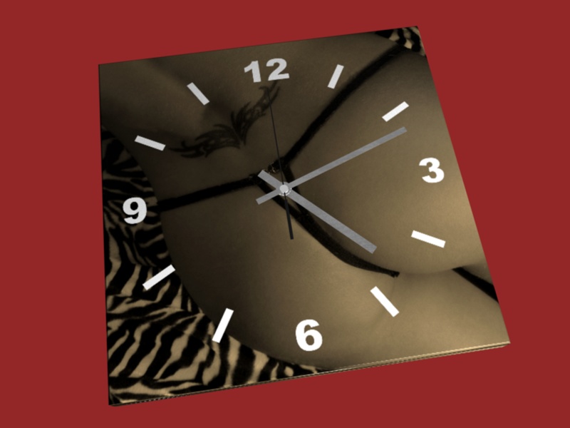 Leinwanduhr Motiv 19